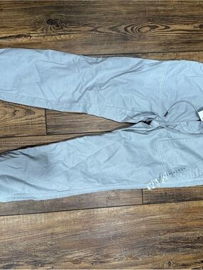 American Eagle Outfitters Light Gray Drawstring Joggers